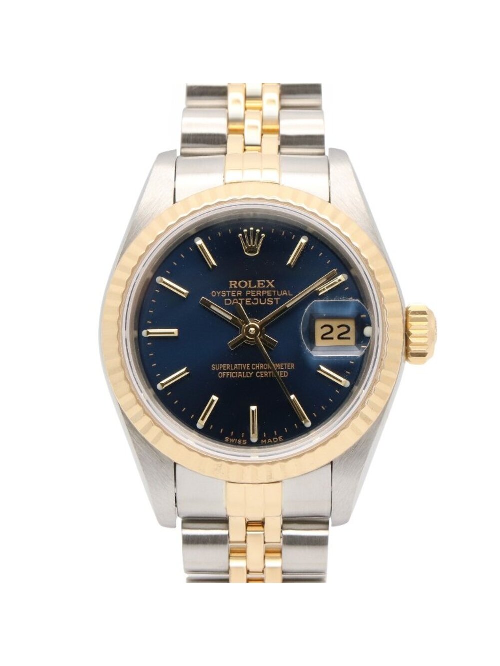 Rolex Datejust L Number BL BA 18k Stainless Steel